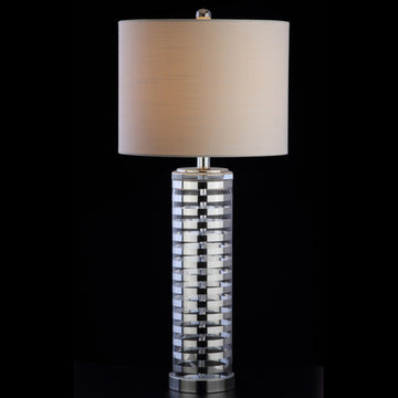Thompson 29.5" Glass LED Table Lamp - JONATHAN Y